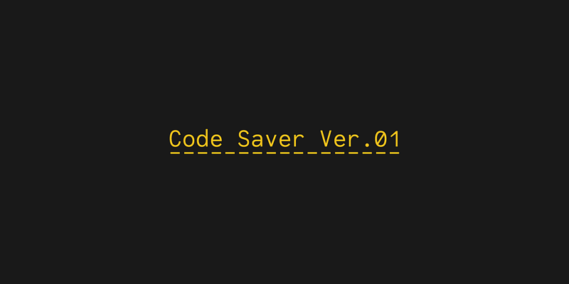 Code Saver