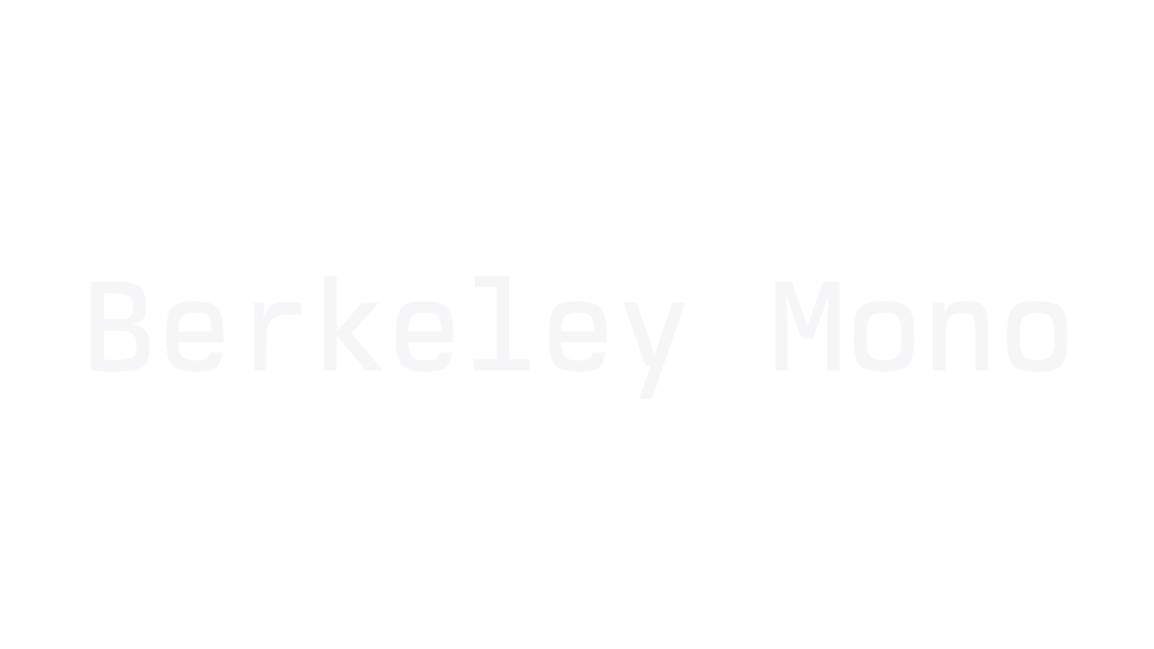 Berkeley Mono