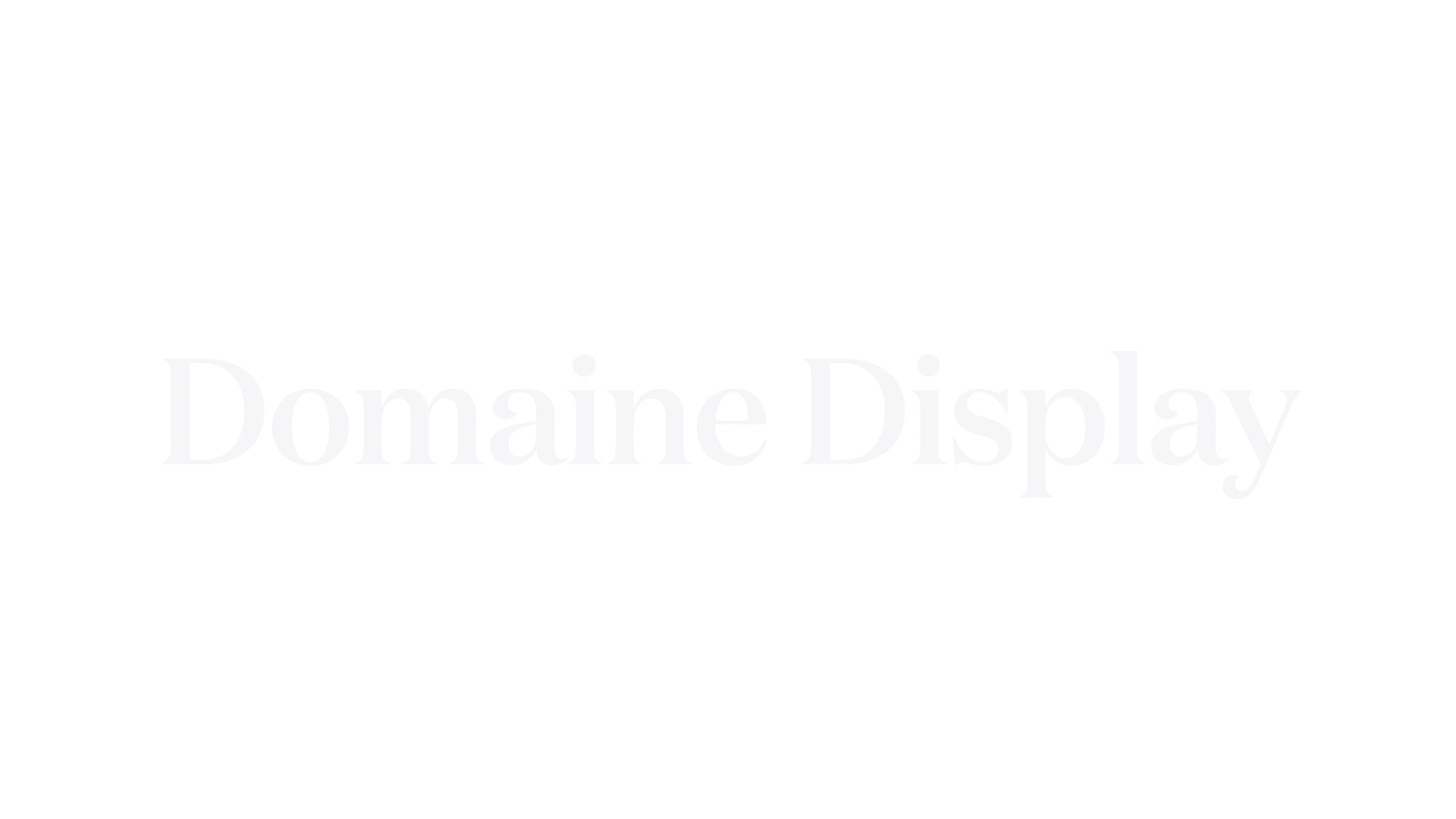 Domaine Display