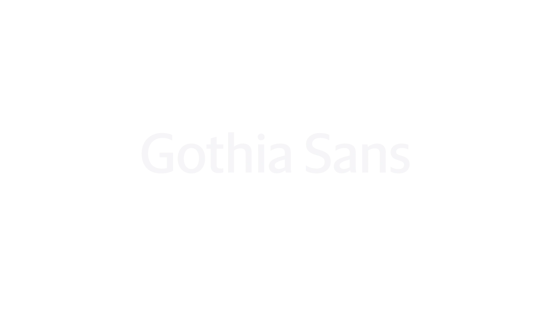 Gothia Sans