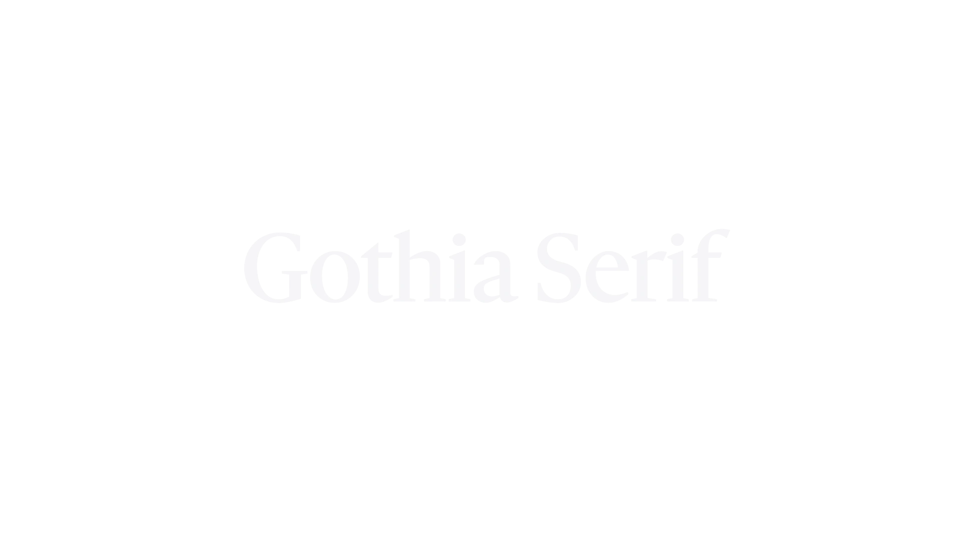 Gothia Serif